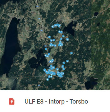Karta över Intorp - Torsbo