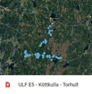 Karta över Köttkulla - Torhult