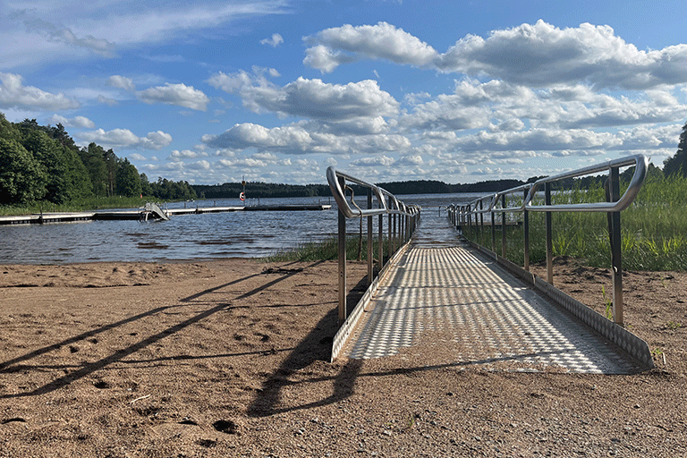 Rånnavägsjöns badplats i Ulricehamns kommun
