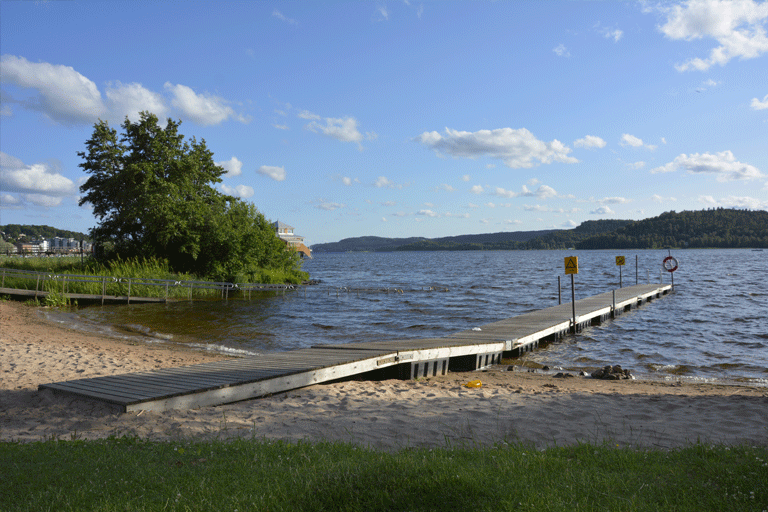 Badplatsen Sturebadet i centrala Ulricehamn