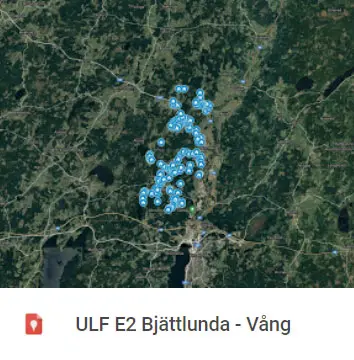 Karta över Bjättlunda - Vång