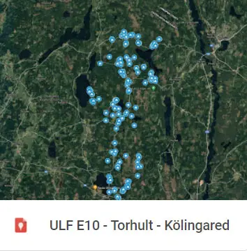 Karta över Torhult - Kölingared